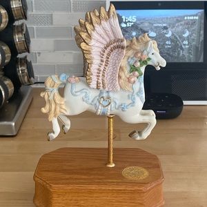 LAST CALL Carousel Horse/Pegasus Music Box